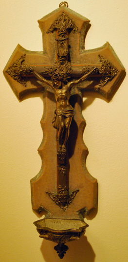 Blessed Crucifix Holy Water Font