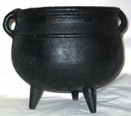 Large Cast Iron Cauldron