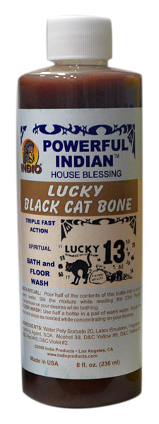 Lucky Black Cat Bone Bath Soap/Floor Wash