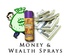 wealth and money sprays and aerosols